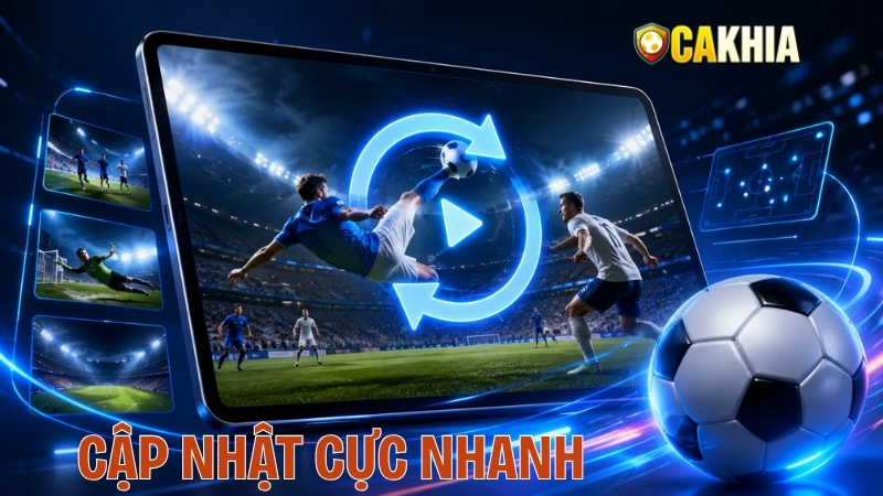 Kết quả cập nhật cực nhanh