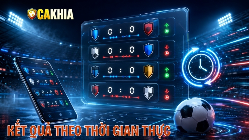 Cập nhật kết quả theo thời gian thực